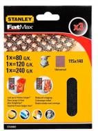 Сетка абразивная Stanley STA39082 115 х 140 мм