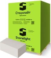 Газобетонный блок СТОУНЛАЙТ 600x200x400 мм D-500 гладкий Газобетонный блок СТОУНЛАЙТ 600x200x400 мм D-500 гладкий