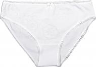 Трусы для девочки GABBI Делюкс р.128 белый с принтом 11996