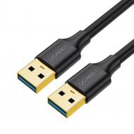 Кабель UGREEN US128 USB-A 3.0 Male to Male Cable 3 м black (90576)