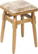 Табурет мягкий коричневый / орех Табурет мягкий коричневый / орех