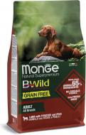 Корм сухой для всех пород Monge Bwild Grain Free ягненок 2,5 кг
