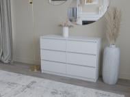 Комод ViANT Таун ТК-9 6Ш 1200x800x420 мм белый/белый