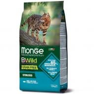Корм сухой для стерилизованных котов Monge Bwild Grain Free Sterilised тунец 10 кг