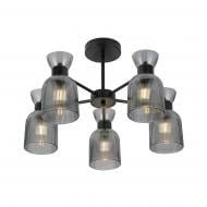 Люстра Miorro Viola 30х330 мм метал/скло 5x40 Вт E14 чорний 51-311-119