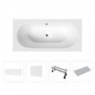 Ванна акриловая Helmken Vienna 438R9044R0 169,5х75 см комплект 5 в 1