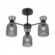 Люстра Miorro Viola 475х330 мм металл/стекло 3x40 Вт E14 черный 51-311-118