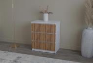 Комод ViANT Таун ТК-8 3Ш 600x800x420 мм дуб барокко янтарный/дуб барокко янтарный