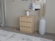 Комод ViANT Таун ТК-8 3Ш 600x800x420 мм дуб тахо/дуб тахо