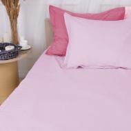 Наволочка поплин Poplin Line 018+041 Dahlia 70x70 см светло-розовый/розовый MirSon
