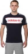 Футболка Adidas BLOCK TEE BK7788 р.M синий
