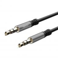 Кабель Xo NB121 Audio Cable jack 3.5 мм - jack 3.5 мм 1 м black (6920680864591)
