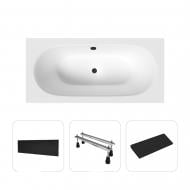 Ванна акриловая Helmken Vienna G04506691N 178,5х79 см комплект 4 в 1