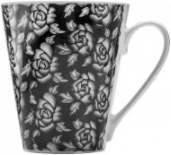 Чашка 290 мл черно-белая