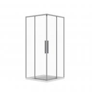 Душова кабіна Koller Pool Proxima 900х900х1950 мм, gun metal, скло 6 мм, clear