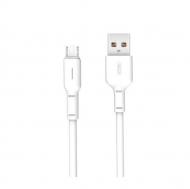 Кабель Xo NB112 3A Fast Charging USB Cable Micro 1 м white (6920680863730)