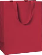 Пакет подарочный One Colour darkred 25x13x33 см STEWO