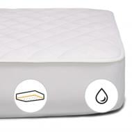 Наматрасник хлопковый MirSon Стандарт 264 водонепроницаемый с резинкой по периметру 26х80x160 см 2200000370440