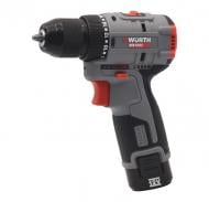 Шуруповерт аккумуляторный WURTH ABSR 12V Compact, 2x2.0 Ah RED STRIPE 5702510012