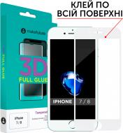 Захисне скло MakeFuture для Apple iPhone 7/8 White (MG3D-AI7/8W) 3D