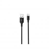 Кабель Xo NB143 Braided Data Cable Type-C 2 м black (6920680870844)