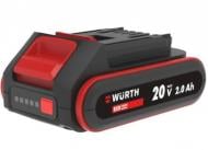 Батарея аккумуляторная WURTH 20,0V 2Ah RED STRIPE 5702801023