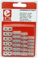 Набір клемних колодок у блістері EMT 2,5/4/6/10 мм 3/6/10/16А по 6 шт. білий
