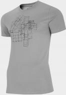 Футболка 4F D4L21-TSM210-27S р.M світло-сірий