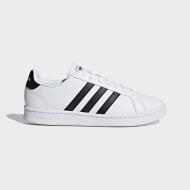 Кроссовки мужские зимние Adidas GRAND COURT F36392 р.42 2/3 белые