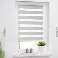 Ролета мини день-ночь Rollotex струна БЛЭКАУТ ВН 241-4 светло-серый 44x160 см