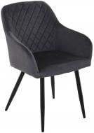 Стул обеденный Руссо JSC-8038 темно-серый / черный