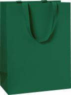 Пакет подарунковий One Colour dark green 25x13x33 см STEWO