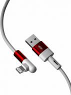 Кабель Xo NB152 USB Cable Elbow Design Play Game for Lightning 1 м white (6920680872466)