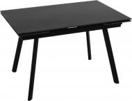 Стіл Центр Меблів Savoy 1200(1800)x800x760мм мармур чорний/чорний