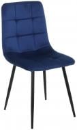Стілець обідній Ніцца JSC-220 синій / чорний