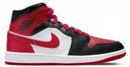 Кроссовки женские Jordan AIR 1 MID BQ6472-079 р.40,5 бело-черные