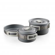 Набор посуды Naturehike 1,7 л (2 кастрюли, сковорода) CNK2450CF010, алюминий