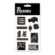 Набор стикеров 3D Tattooshka "Темка mood" Набор 12 стикеров