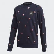 Свитшот Adidas MHE Crew GFX FI4037 р. XL темно-синий