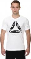 Футболка Reebok WOR C GRAPHIC TEE BK4708 р.S белый