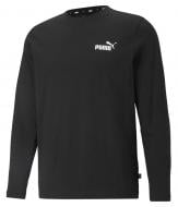 Футболка Puma ESS SMALL LOGO LONGSLEEVE TEE PUMA BLACK 58667201 р.XL чорний