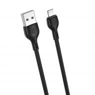 Кабель Xo NB200 2.1A USB Cable for Lightning 1 м black (6920680877980)