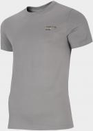 Футболка 4F D4L21-TSM214-27S р.S светло-серый