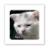 Стикер 3D Tattooshka 3D-стикер "Coffee Cat"