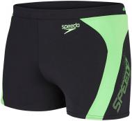 Плавки Speedo Logo Graphic Splice Aquashort р. 32 черный с салатовым 8-09667A833