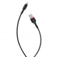 Кабель Xo NB-P171 2.4A Bowling USB Cable for Lightning 1 м black (6920680873647)