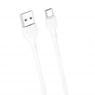 Кабель Xo NB200 2.1A USB Cable for Type-C 1 м white (6920680878079)