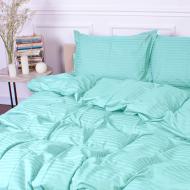 Комплект постельного белья Satin Stripe 30-0014 Mint 160х220 см семейный евро мятный MirSon Комплект постельного белья Satin Stripe 30-0014 Mint 160х220 см семейный евро мятный MirSon