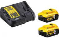 Зарядное устройство DeWalt 10.8V / 14.4V / 18V / 54V 4A + 2 аккум. DCB115P2