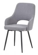 Стілець обідній Prestol Фокс 520х590х910 мм сірий / чорний